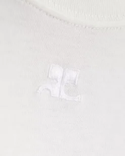 Biały t-shirt z logo