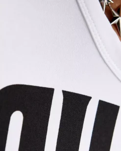 Biały t-shirt z logo