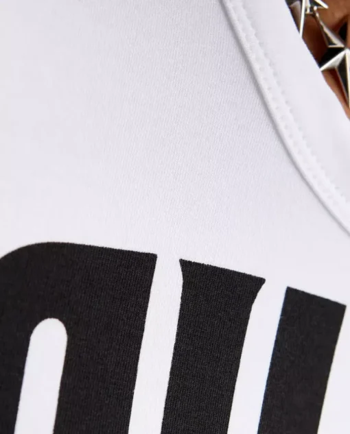 Biały t-shirt z logo
