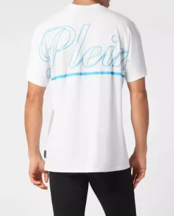 Biały t-shirt z logo