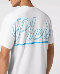 Biały t-shirt z logo
