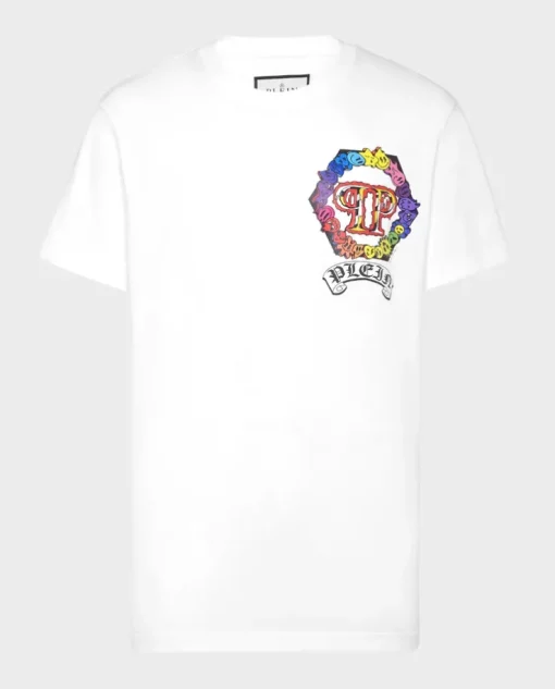 Biały t-shirt z logo