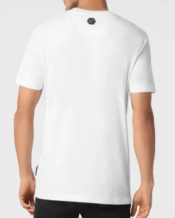 Biały t-shirt z logo