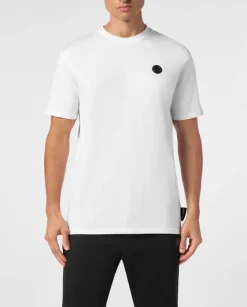 Biały t-shirt z logo