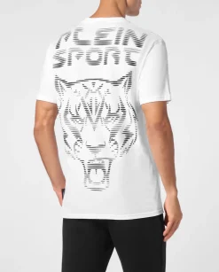 Biały t-shirt z logo