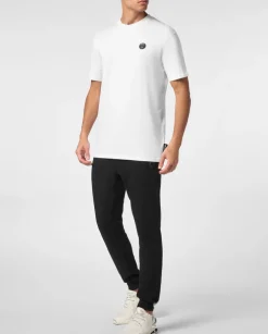 Biały t-shirt z logo