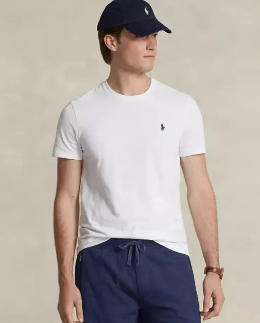 Biały t-shirt z logo