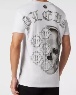 Biały t-shirt z logo