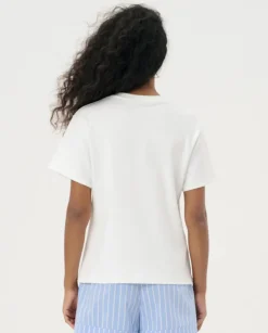 Biały t-shirt z logo Horizon