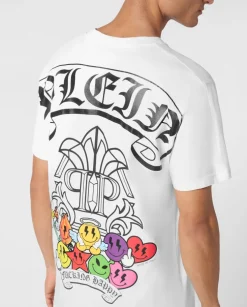 Biały T-shirt z printem