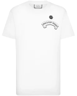 Biały T-shirt z printem