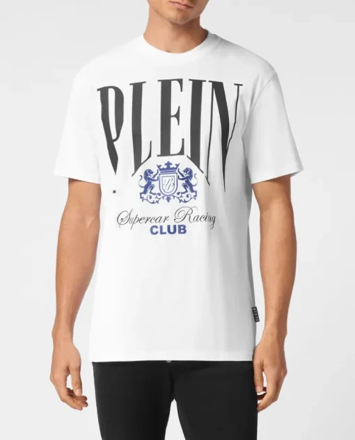 Biały T-shirt z printem