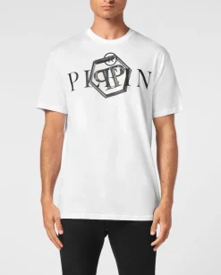 Biały T-shirt z printem