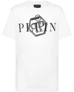 Biały T-shirt z printem