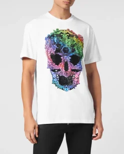 Biały T-shirt z printem
