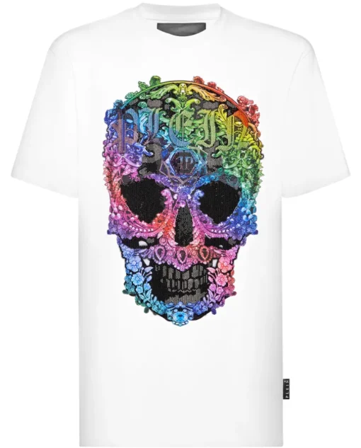 Biały T-shirt z printem