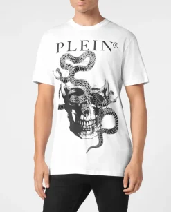 Biały T-shirt z printem