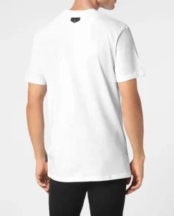 Biały T-shirt z printem