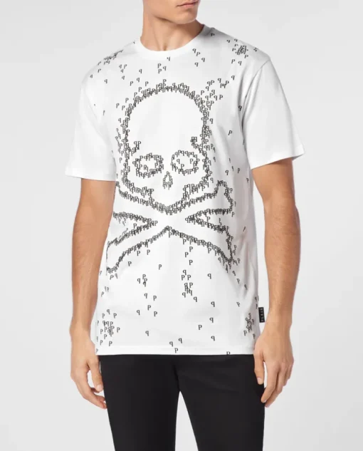 Biały T-shirt z printem