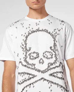 Biały T-shirt z printem