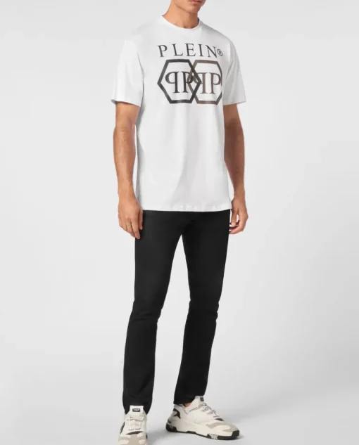 Biały T-shirt z printem