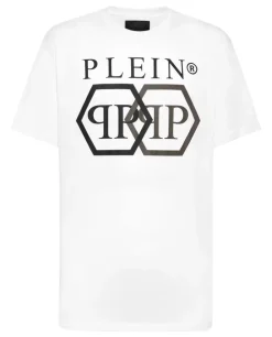 Biały T-shirt z printem