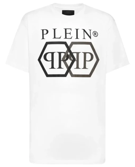 Biały T-shirt z printem