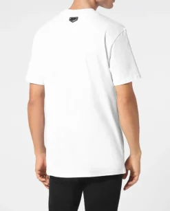 Biały T-shirt z printem