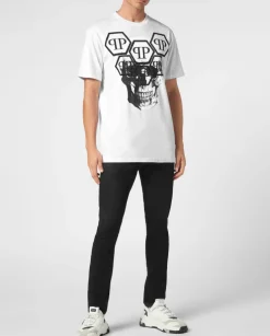 Biały T-shirt z printem