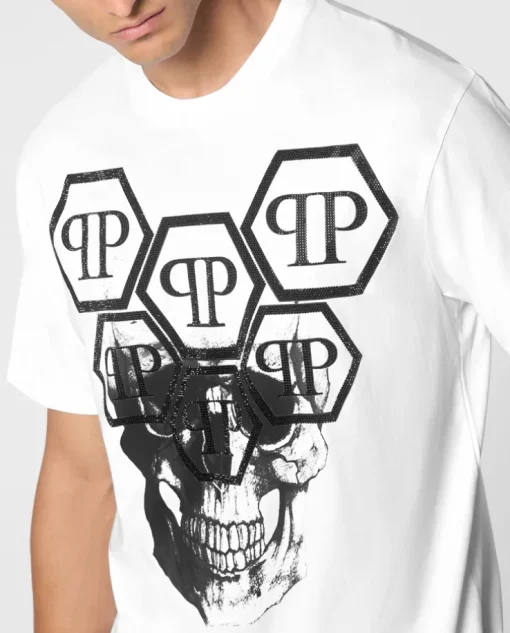 Biały T-shirt z printem