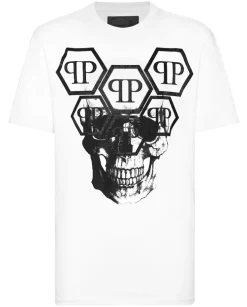 Biały T-shirt z printem
