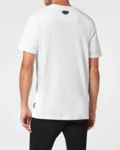 Biały T-shirt z printem