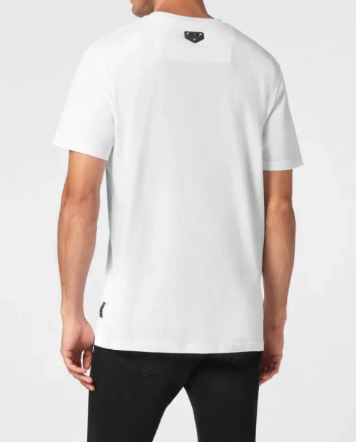 Biały T-shirt z printem
