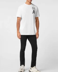 Biały T-shirt z printem