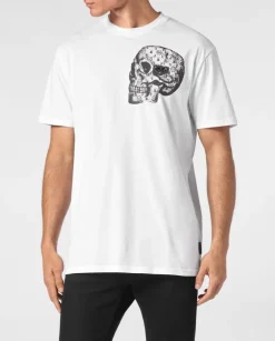 Biały T-shirt z printem