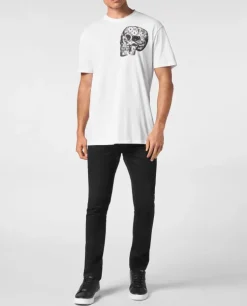 Biały T-shirt z printem