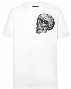 Biały T-shirt z printem