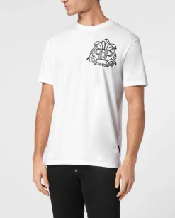 Biały T-shirt z printem