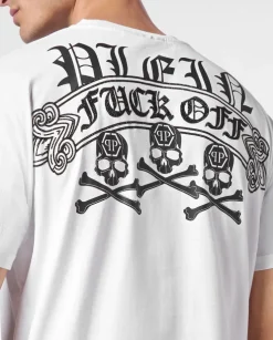 Biały T-shirt z printem