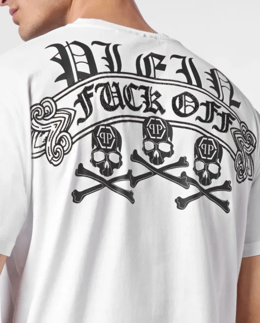 Biały T-shirt z printem