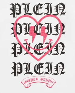 Biały T-shirt z printem