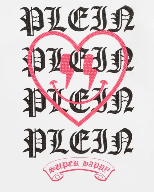 Biały T-shirt z printem