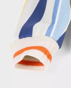 Bio finishing bawełniana bomberka Colorful Stripes