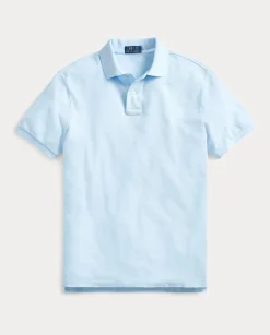 Błękitna koszulka Custom Slim Fit