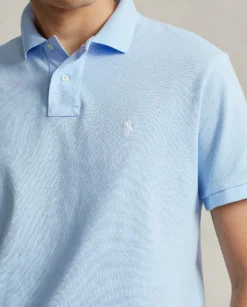 Błękitna koszulka Custom Slim Fit