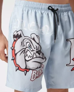 Błękitne spodenki kąpielowe Bulldog
