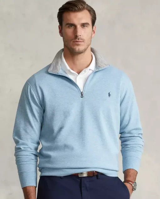 Błękitny pullover Luxury