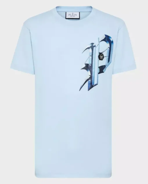Błękitny t-shirt SS Graphic