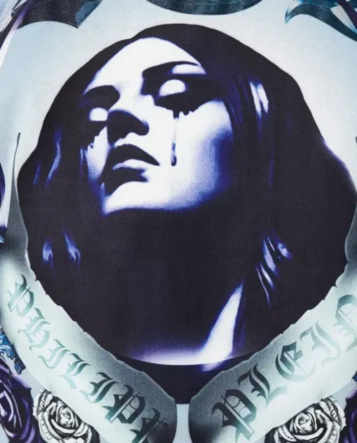 Błękitny t-shirt SS Graphic