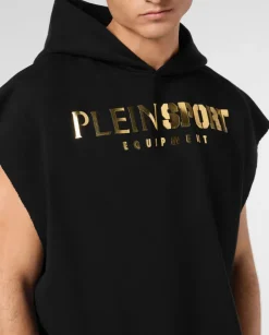 Bluza bez rękawów ze złotym logo